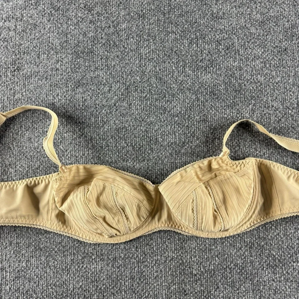 Freya Balconette Bra Womens 38D Beige Lace Unpadded Underwire AA5033SAD Everyday